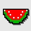 Watermelon - Obtain the Watermelon that appears after dropping 2 rocks in a certain Round.