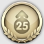 25 Levels Up Achievement