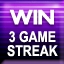 3 Ranked Win Streak - You need to win 3 ranked games in a row online for this achievement.