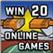 Win 20 Online Games Achievement