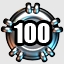 Hard Level 100 Completed Achievement