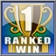 Online Ranked Win - Play and finish an online Ranked Match and win.