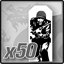 Platoon Pounder - Kill or incapacitate 50 enemies