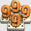 All 3s Guru - Get 36 points 3 times (when playing All 3s game with double 9 domino set)