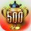 500 Club - Win 500 games (total) of any type.