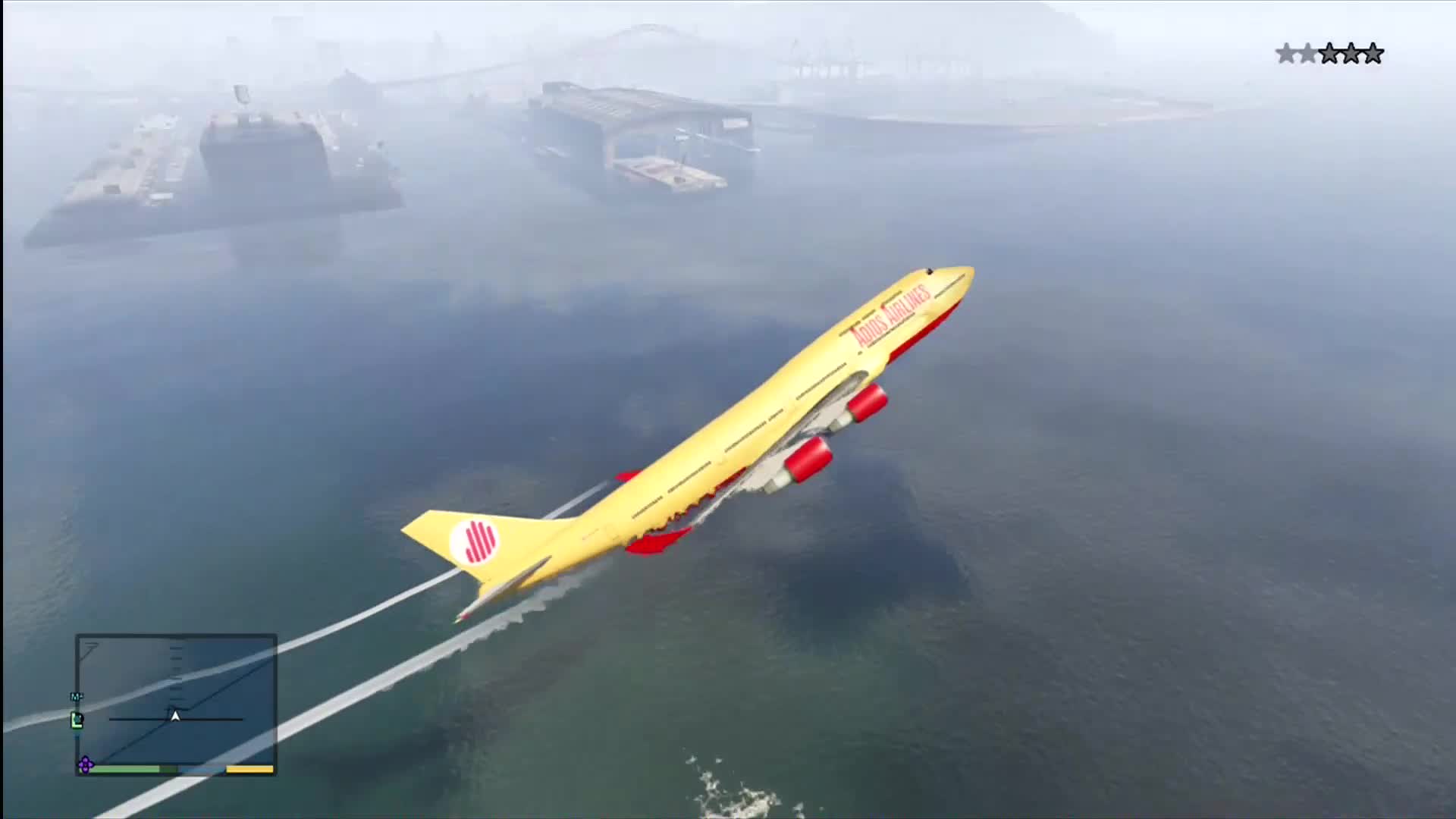 Exclusive Grand Theft Auto V Commercial Jumbo Jet Airliner Gameplay | 360-HQ.COM