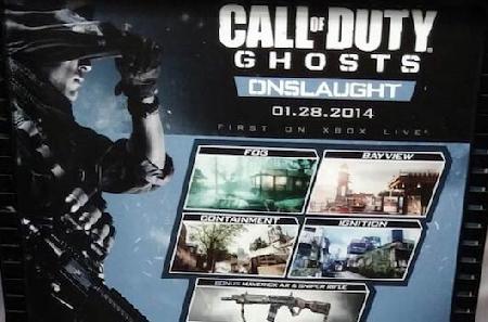 Call of Duty Ghosts Onslaught DLC Release Date