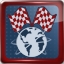 On-Line chequered flag