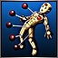 Pin Cushion - Stick 4 projectiles in a single opponent as the primary player. 