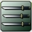 Three Sword Style - Armed all weapon slots with swords.