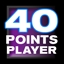 Score 40 Pts With Any Player - You need to score 40 points with any player from any team for this achievement.