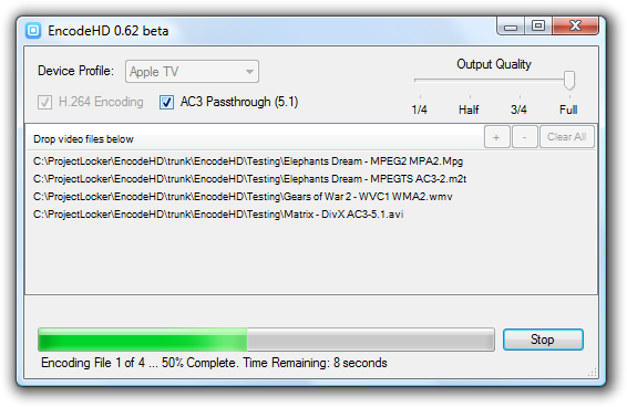 Seconds remaining