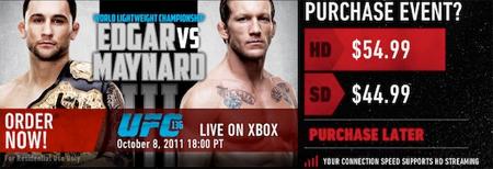 UFC on Xbox LIVE launches December 1st